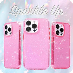 Glitter transperent Case for iphone