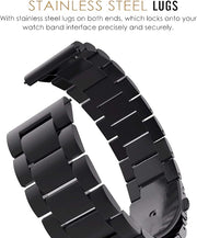 ACM Watch Strap Stainless Steel Metal 22mm Luxury Band