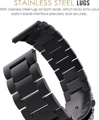 ACM Watch Strap Stainless Steel Metal 22mm Luxury Band