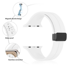 Magnetic Band , Soft Silicone Sport Strap for Apple Watch
