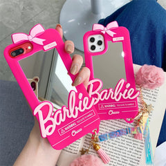 barbie iphone case with mirror