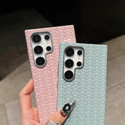 ZigZag Line leather Case for samsung s22 ultra