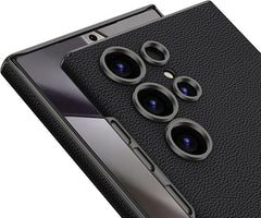 Premium Leather Case, Shockproof, Scratchproof, Full Protection ( black )