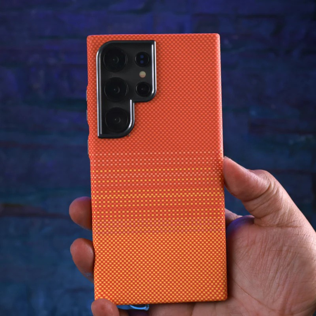 Luxury Carbon Fiber Texture Slim Case for Samsung Galaxy - Ultra-Thin Lightweight Protective Cover