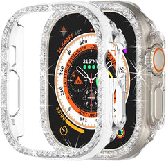 Diamond Case PC Bumper Protective Cases Compatible with Apple Watch 49mm