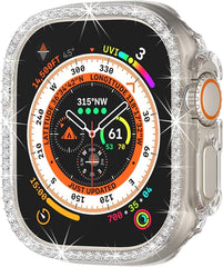 Diamond Case PC Bumper Protective Cases Compatible with Apple Watch 49mm