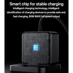 Yesido 65W Laptop Adapter with 2M Built-in Cable Universal Fast Charger for Multi-Devices -