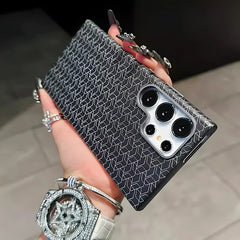 ZigZag Line leather Case for samsung s23 ultra