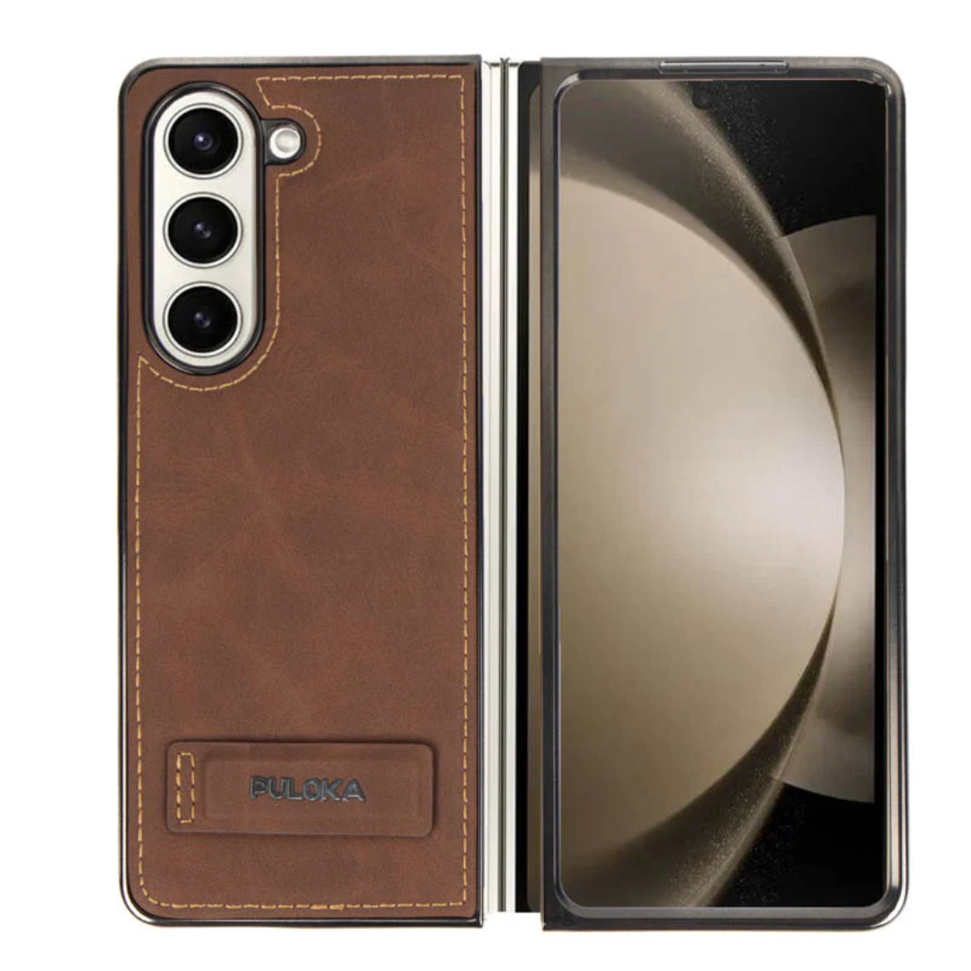 Puloka Handicrafts Leather Case for Samsung Z Fold