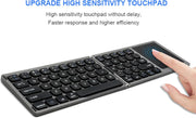 Green Wireless Keyboard With Touchpad