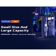 Lanex 10000mah Transparent Dual Fast Charging Power Bank LP23