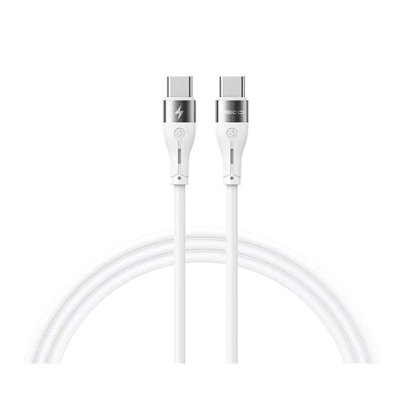 RECCI RS11CC 65W TYPE-C TO TYPE-C SILICONE FAST CHARGING CABLE 1M