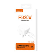 RECCI RCK-03UCL 20W PD3.0 WITH 100CM PD CABLE TRAVEL CHARGER KIT