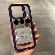 Luxury Case With Matching Metallic Lens Protector & Stand