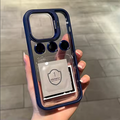 Luxury Case With Matching Metallic Lens Protector & Stand