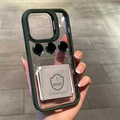 Luxury Case With Matching Metallic Lens Protector & Stand
