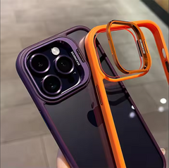 Luxury Case With Matching Metallic Lens Protector & Stand