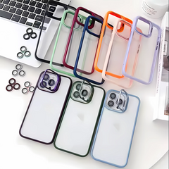 Luxury Case With Matching Metallic Lens Protector & Stand