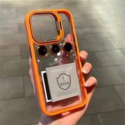 Luxury Case With Matching Metallic Lens Protector & Stand