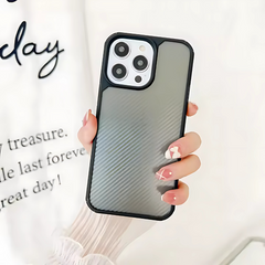 Shockproof Slim Carbon Fiber Texture Protective case for iphone