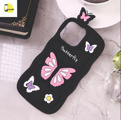 Cute 3D Butterfly Cartoon Soft Case