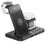 Yesido DS22 Wireless Charger, 15W Fast Charging, Double Angle Adjustment, Clock Display