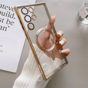 Transparent Silicone Case & Cover | Camera Lens Protector | Wireless Charging Compatible
