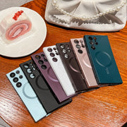 Metal Paint Magnetic Case for Samsung