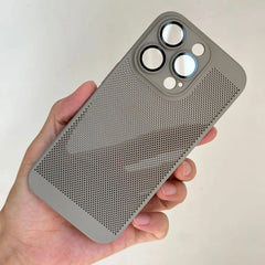 Heat Dissipation Case with Built-in Camera Lens Protector