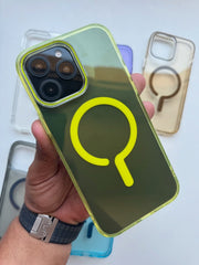 Neon Semi-Transparent Magsafe Case