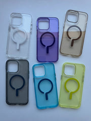 Neon Semi-Transparent Magsafe Case