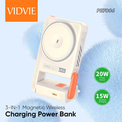 3-IN-1 Magnetic Wireless Charging Power Bank - PB7006