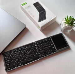 Green Wireless Keyboard With Touchpad
