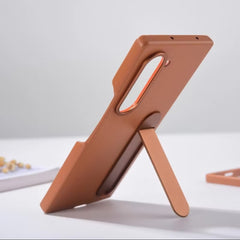 Leather Stand Case for Samsung Galaxy Z Fold 7 – Slim Kickstand Cover
