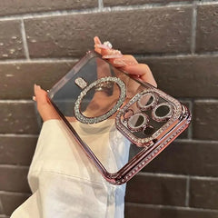 Luxury Diamond Case for iphone – Shockproof, Slim, Glitter Protective Cover with Camera Lens Protection