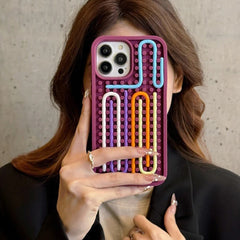 Creative Puzzle Case for iPhone – Detachable 3D Blocks Design, Shockproof Protective Cover with Fun Shape Building