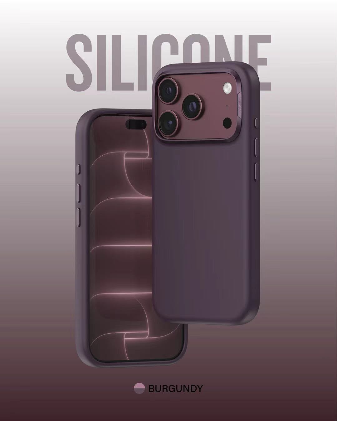 Original PULOKA Liquid Silicone Case with Alloy Camera Protection & Metal Buttons