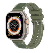 Sport Silicone Nylon Band Designed for Apple Watch Band 49mm 46mm 45mm 44mm 42mm