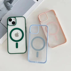 جراب لهاتف ايفون ١١ يدعم الشحن اللاسلكي ماجسيف مضاد للصدمات magsafe case for iphone 11