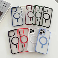 جراب لهاتف ايفون ١١ يدعم الشحن اللاسلكي ماجسيف مضاد للصدمات magsafe case for iphone 11