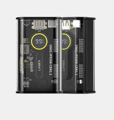 Lanex 10000mah Transparent Dual Fast Charging Power Bank LP23
