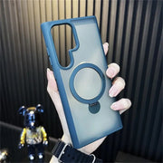Magnetic Grip With Metal Rang Case for Samsung