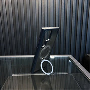 Magnetic Grip With Metal Rang Case for Samsung