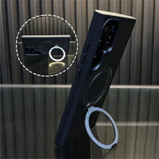 Magnetic Grip With Metal Rang Case for Samsung