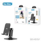 Go-Des Foldable 360° Rotating Metal Stand GD-HD757