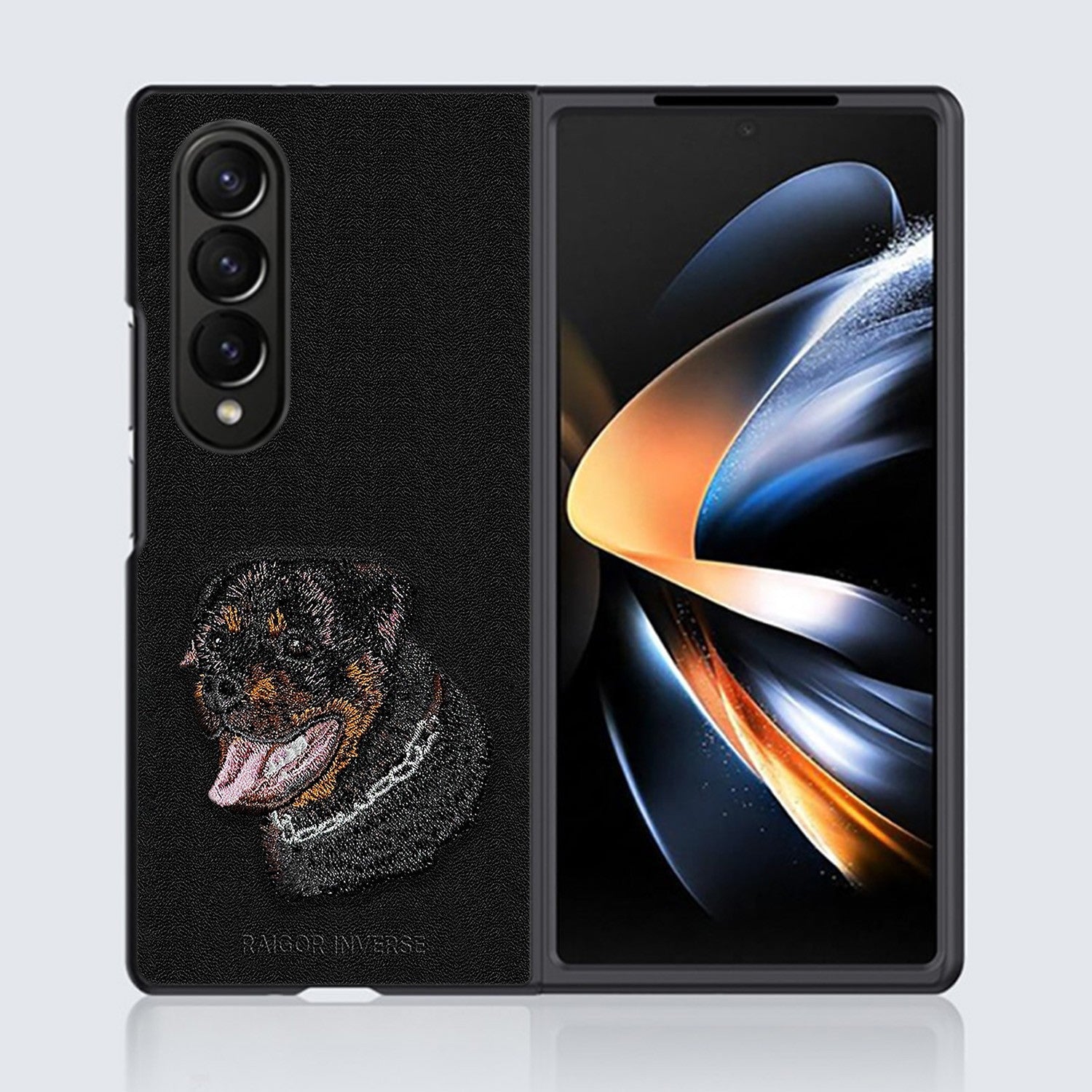 Shockproof Leather Premium Back Case Cover for Samsung Z Fold 4